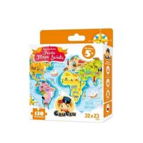 Opakowanie Kieszonkowe Puzzle Mapa Świata