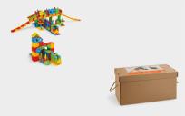 Opakowanie Klocki Konstrukcyjne Dworzec Kolejowy Karton 433