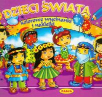 Okładka książki Kolorowe wycinanki, malowanki - Dzieci świataPASJA