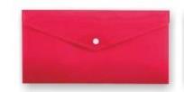 Opakowanie Koperta na zatrzask B6/DL PP-115 różowa PENMATE