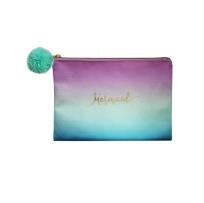 Opakowanie Kosmetyczka ombre z pomponem Mermaid