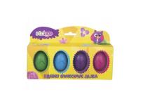 Opakowanie Kredki dla dzieci Jajka 4 kolory STRIGO