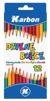 Opakowanie Kredki Karbon 12 kolorów