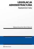 Okładka książki Legislacja administracyjna