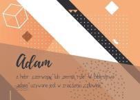 Opakowanie Magnes Imiona - Adam