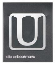 Opakowanie Metalowa zakładka - Litera U Clip-on