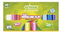 Opakowanie Modelina fluorescencyjna 10 kolorów CRICCO