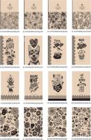 Opakowanie Notatnik ozdobny 113x165/96K krat/gład/linia FRESH