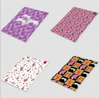 Opakowanie Notes A6 Flowers NFLA6 (10szt)