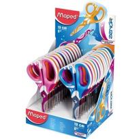 Opakowanie Nożyczki Zenoa Fit szkolne asymet.13cm(24szt)MAPED