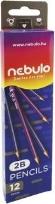 Opakowanie Ołówek 2B (12szt) NEBULO