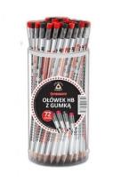 Opakowanie Ołówek Penmate z gumką trójkątny HB  tt7535