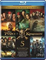 Okładka książki Pakiet - Piraci z Karaibów 1-5 (Blu-ray)