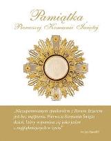 Okładka książki Pamiątka Pierwszej Komunii Świętej (hostia)