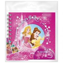 Opakowanie Pamiętnik spiralny z kłódką Księżniczki