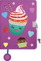 Opakowanie Pamiętnik z kłódką A5/96K 3D Muffinka