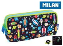 Opakowanie Piórnik 3 komorowy duży Super Heroes niebieski wz.