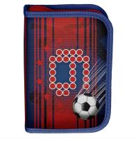 Opakowanie Piórnik bez wyposażenia Football granatowo-czerwony