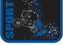 Opakowanie Piórnik dwuklapkowy z wyposażeniem SPORT Street