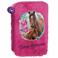 Opakowanie Piórnik dwukomorowy F Konie 18 DERFORM