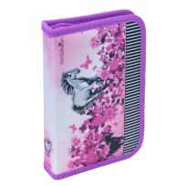 Opakowanie Piórnik jednokomorowy różowy Konie