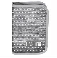 Opakowanie Piórnik jednokomorowy z wyposażeniem szary w serca