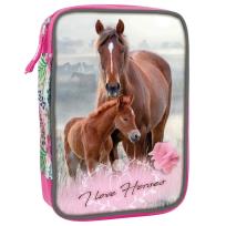 Opakowanie Piórnik z wyp, jednokomorowy Konie 18 DERFORM