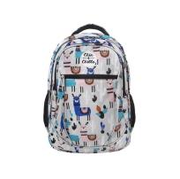 Opakowanie Plecak Kolorowe lamy szary