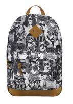 Okładka książki Plecak Psy czarno - biały