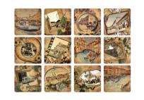 Opakowanie Podstawki pod Kubek Retro - zestaw