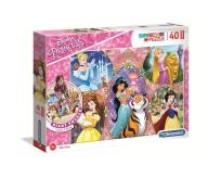 Opakowanie Puzzle 40 podłogowe Super kolor Princess