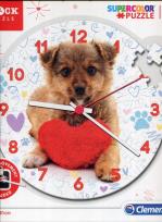 Opakowanie Puzzle 96 SuperColor Zegar Cute Puppy