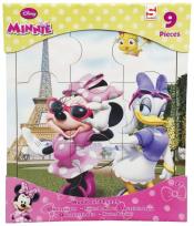 Opakowanie Puzzle drewniane Minnie 9 el.