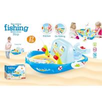 Opakowanie Statek wędkarski do łowienia rybek