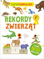 Okładka książki Supernaklejki. Rekordy zwierząt