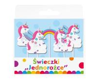 Opakowanie ŚWIECZKI PIKERY JEDNOROŻCE 5 SZTUK PF-SPJR