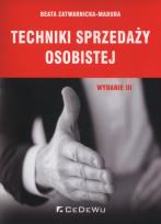 Okładka książki Techniki sprzedaży osobistej