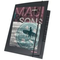 Opakowanie Teczka A4 z gumką Maui and Sons 5 sztuk