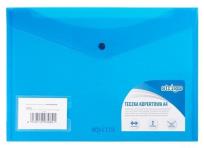 Opakowanie Teczka kopertowa A4 z kieszeniami niebieska STRIGO