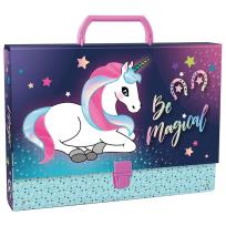 Opakowanie Teczka twarda z rączką Jednorożec DERFORM