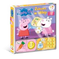 Okładka książki Wśród przyjaciół Świnka Peppa. Zabawa w sklep