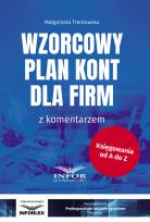 Okładka książki Wzorcowy plan kont dla firm z komentarzem