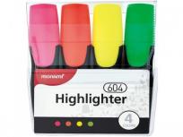 Opakowanie Zakreślacz 604 4 kolory