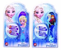 Opakowanie ZESTAW SZCZOTKA DO WŁOSÓW I SPINKI FROZEN  25524 MIX WZORÓW