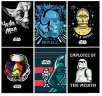 Opakowanie Zeszyt A4 w kratkę 54 kartki Star Wars 10 sztuk mix