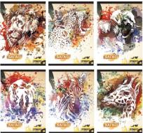 Opakowanie Zeszyt A5 w kratkę 50 kartek Street Safari 10 sztuk mix