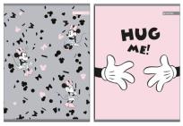 Opakowanie Zeszyt A5 w kratkę 60 kartek Minnie 5 sztuk