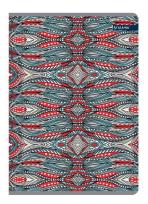 Opakowanie Zeszyt A5 w kratkę 80 kartek Etniczny/Basic 5 sztuk