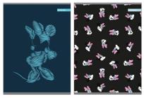 Opakowanie Zeszyt A5 w kratkę 80 kartek Minnie 5 sztuk