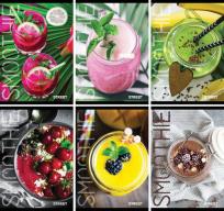 Opakowanie Zeszyt A5 w linie 50 kartek Street Smoothie 10 sztuk mix